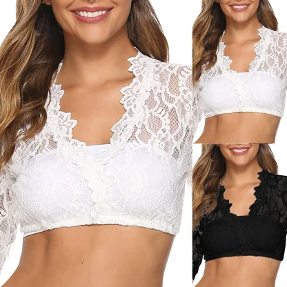 Half Sleeve Lace Dirndl Shirt - Image 6