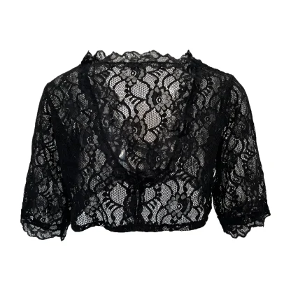 Half Sleeve Lace Dirndl Shirt - Image 3