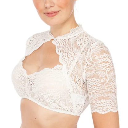Sexy Sheer Lace Dirndl Shirt - Image 6