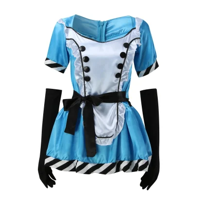 Blue Mini Dirndl Dress