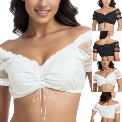 Sexy Off-shoulder Dirndl Shirt - Image 5