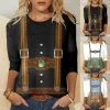 Half Sleeve Dirndl Shirt - Image 5