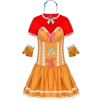 Chic Gingerbread-like Dirndl Dress - Image 2
