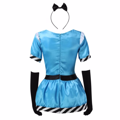 Blue Mini Dirndl Dress - Image 4