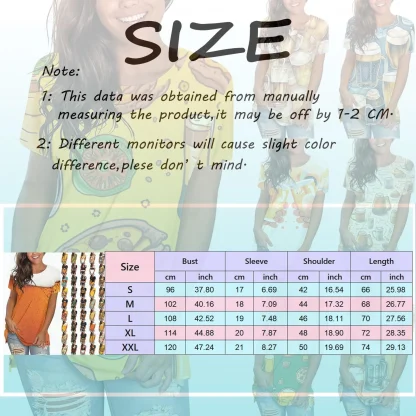 Floral Short Sleeve Dirndl Blouse - Image 7