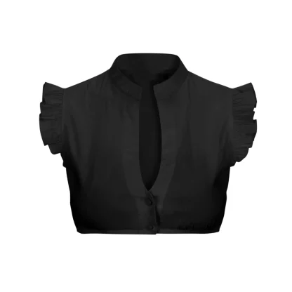 Flying Ruffle Sleeve Dirndl Shirt - Image 4