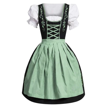Lace-up Front A-line Dirndl Dresses - Image 5