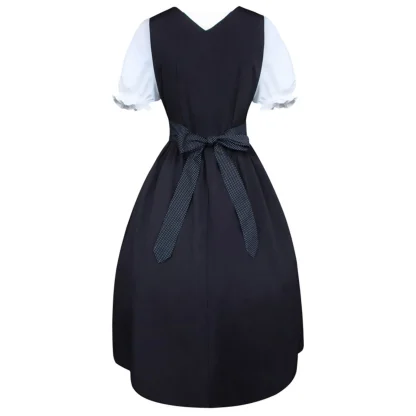 Square Neck A-line Dirndl Dress - Image 3