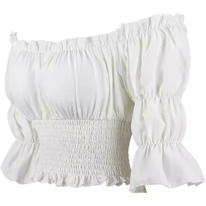 Off-shoulder Half Sleeve Dirndl Shirt - Image 3