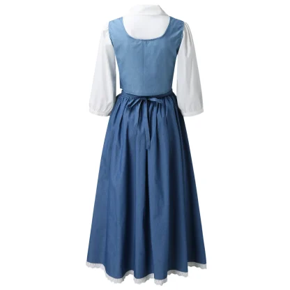 A-line Maxi Retro Dirndl Dress - Image 6