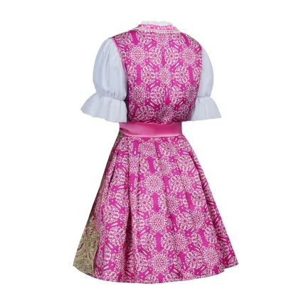 Luxury Patterend Mini Dirndl Dress - Image 4