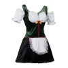 Plus Size Lace Hem Dirndl Dress - Image 4