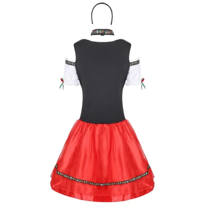 Cold-shoulder Mini Dirndl Dress - Image 6