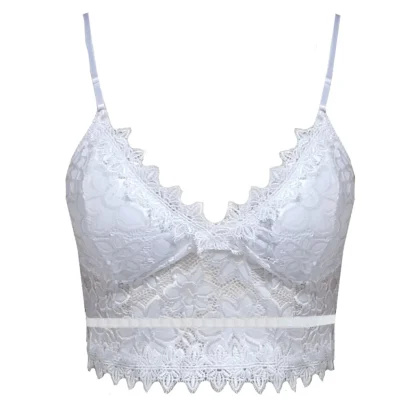 V-neck Floral Lace Dirndl Shirt - Image 5