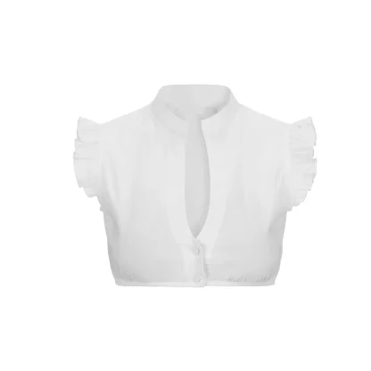 Flying Ruffle Sleeve Dirndl Shirt - Image 5