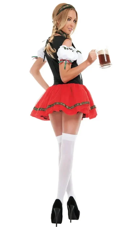 Cold-shoulder Mini Dirndl Dress - Image 2