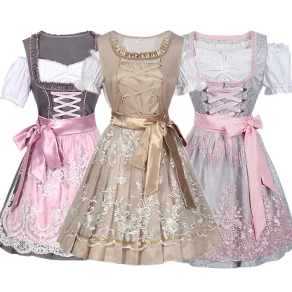 Luxury Lace Mini Dirndl Dresses - Image 6