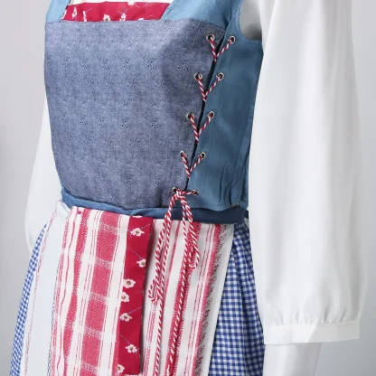 A-line Maxi Retro Dirndl Dress - Image 5