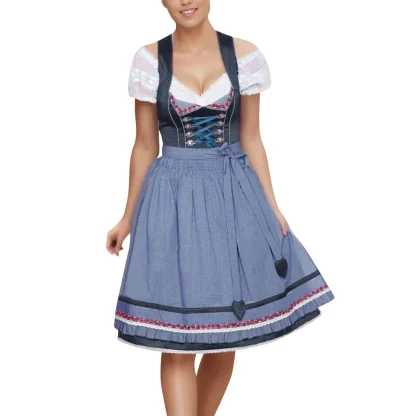 Chic A-line Dirndl Dress