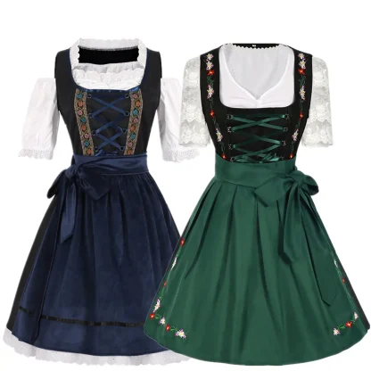 Vintage-style Floral Dirndl Dresses - Image 6