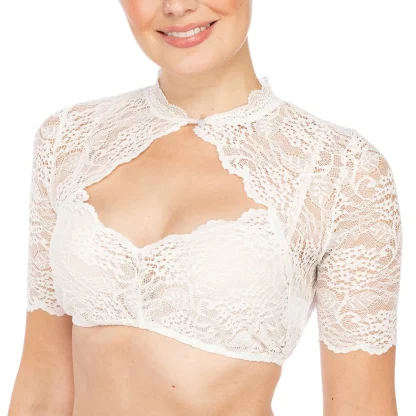 Sexy Keyhole Lace Dirndl Shirt