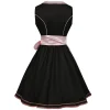 Sexy Lace-up Floral Dirndl Dress - Image 3