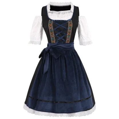 Vintage-style Floral Dirndl Dresses - Image 5