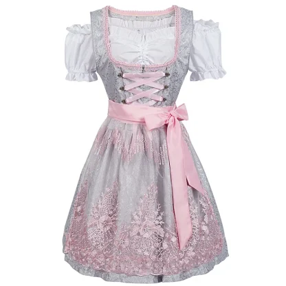 Luxury Lace Mini Dirndl Dresses - Image 4