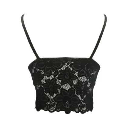 V-neck Floral Lace Dirndl Shirt - Image 4