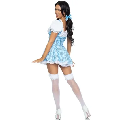 Sexy Plaid Mini Dirndl Dresses - Image 4