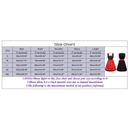 Simple Lace-up Front Dirndl Dress - Image 7