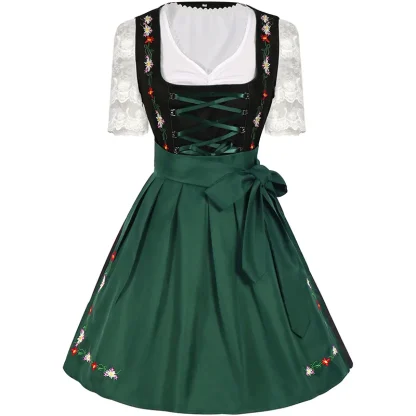 Vintage-style Floral Dirndl Dresses