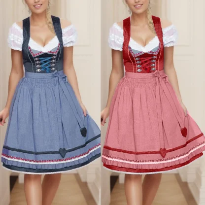 Chic A-line Dirndl Dress - Image 6