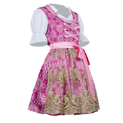 Luxury Patterend Mini Dirndl Dress - Image 2