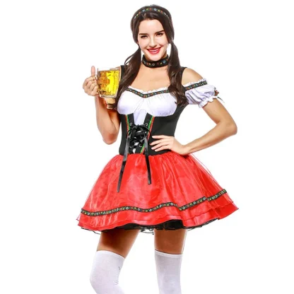 Sexy A-line Mini Dirndl Dresses - Image 2