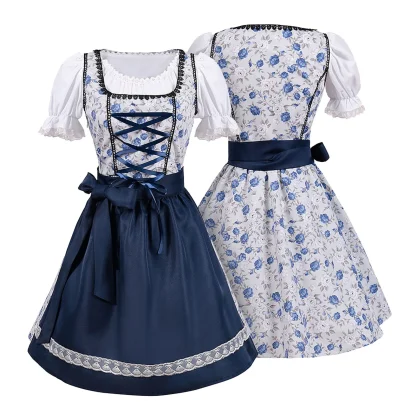 Modest Floral Dirndl Dresses - Image 2