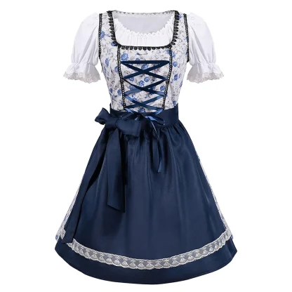 Modest Floral Dirndl Dresses - Image 3