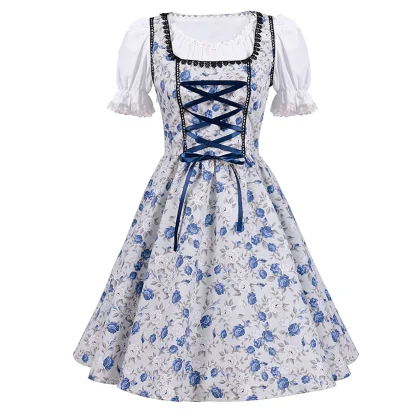 Modest Floral Dirndl Dresses - Image 5