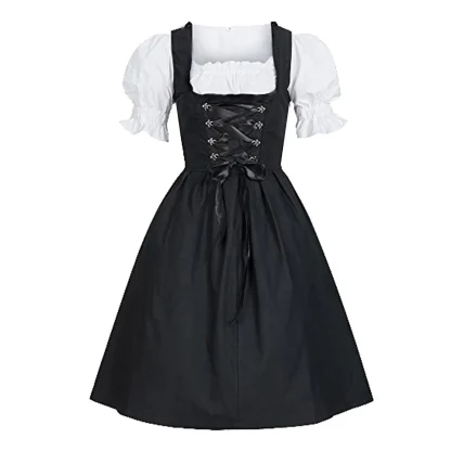 Simple Black Dirndl Dress