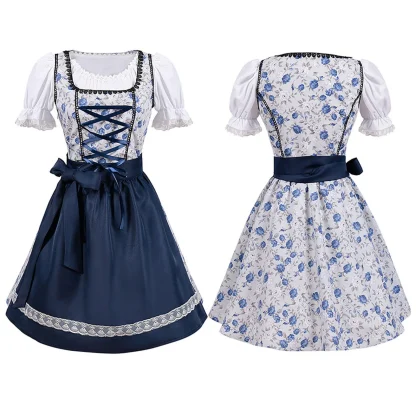 Modest Floral Dirndl Dresses - Image 7