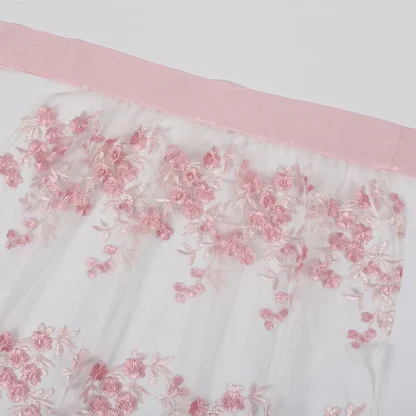 See-through Lace Apron Dirndl Dress - Image 6